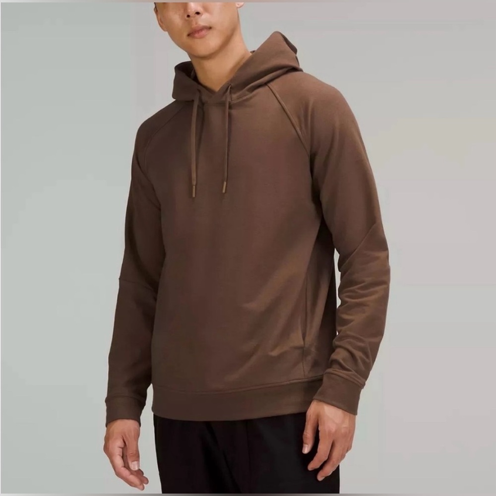 Lululemon City Sweat Pullover Hoodie Brown SZ XL